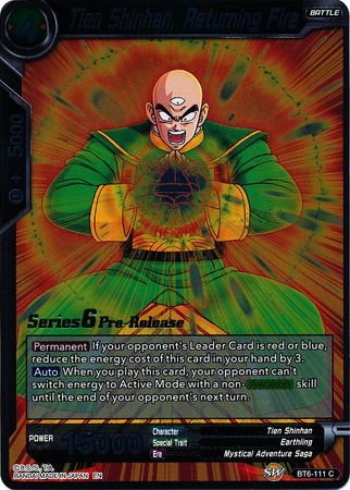 Tien Shinhan, Returning Fire (Destroyer Kings) [BT6-111_PR] | Good Games Adelaide SA