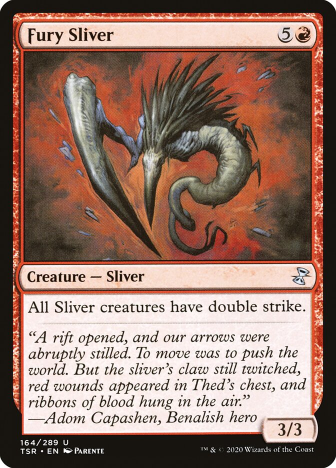 Fury Sliver 164 (Time Spiral: Remastered)  - Foil | Good Games Adelaide SA