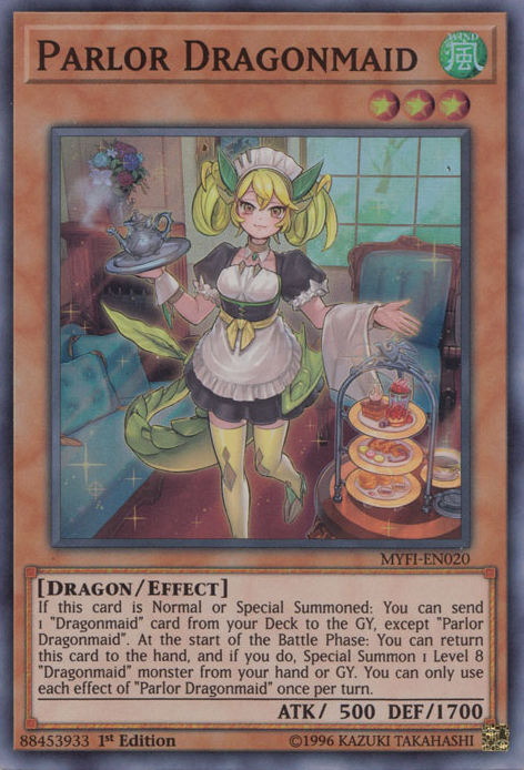 Parlor Dragonmaid [MYFI-EN020] Super Rare | Good Games Adelaide SA