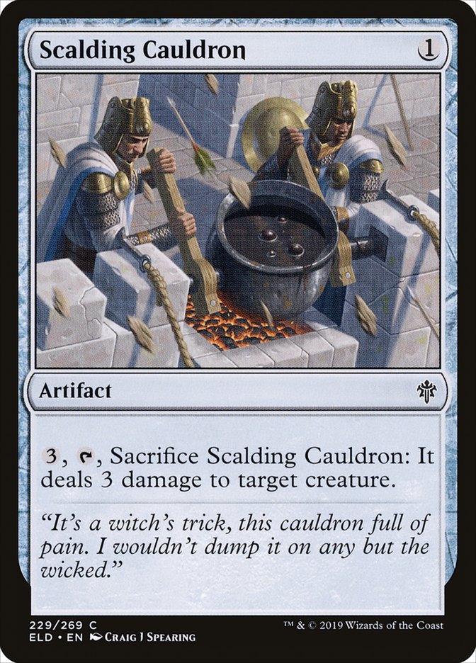 Scalding Cauldron 229 (Throne of Eldraine)  - Foil | Good Games Adelaide SA
