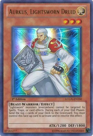 Aurkus, Lightsworn Druid [LCGX-EN250] Ultra Rare | Good Games Adelaide SA