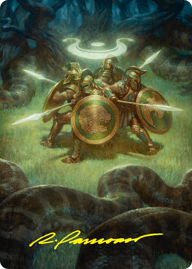 Anthem of Champions Art Card (47/54) (Gold-Stamped Signature) [Foundations Art Series] | Good Games Adelaide SA