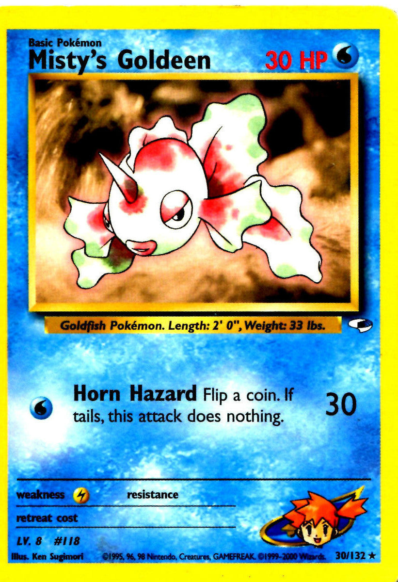 Misty's Goldeen (30/132) [Gym Heroes Unlimited] | Good Games Adelaide SA