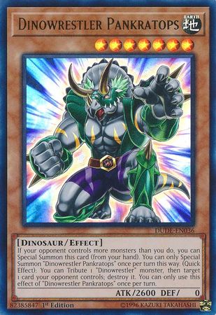 Dinowrestler Pankratops [DUDE-EN036] Ultra Rare | Good Games Adelaide SA