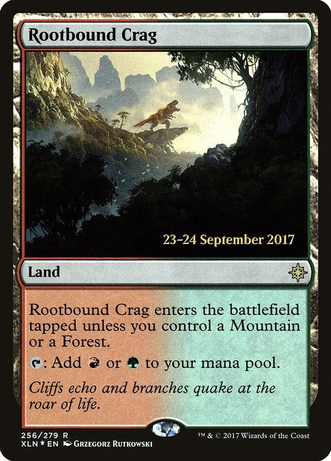 Rootbound Crag 256 (Prerelease Cards)  - Foil | Good Games Adelaide SA