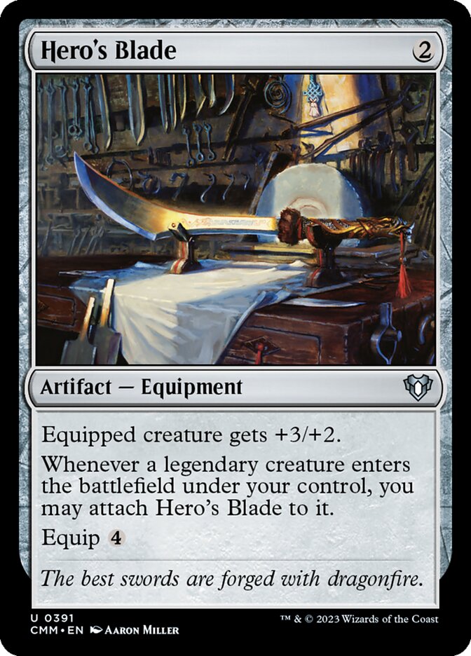 Hero's Blade 391 (Commander Masters)  | Good Games Adelaide SA