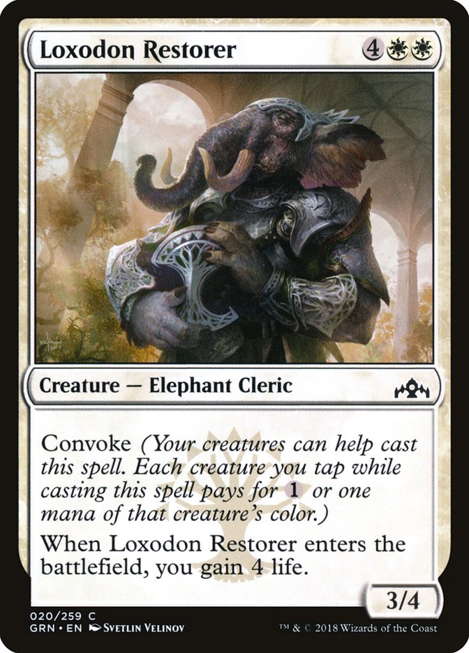 Loxodon Restorer 20 (Guilds of Ravnica)  - Foil | Good Games Adelaide SA
