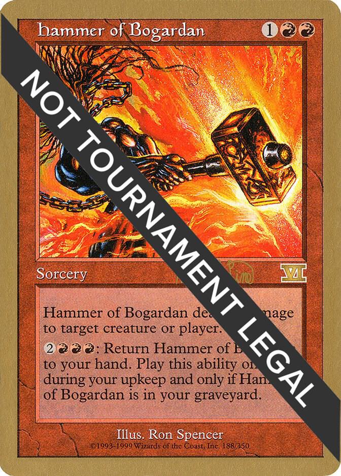 Hammer of Bogardan 1999 Mark Le Pine 6ED  (World Championship Decks)  | Good Games Adelaide SA