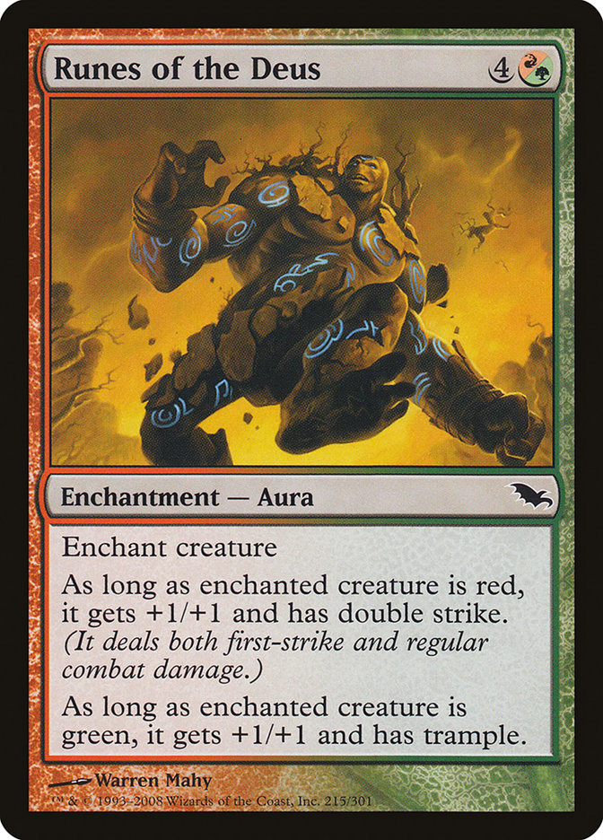 Runes of the Deus 215 (Shadowmoor)  - Foil | Good Games Adelaide SA