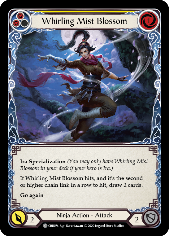 Whirling Mist Blossom [CRU074] 1st Edition Normal | Good Games Adelaide SA
