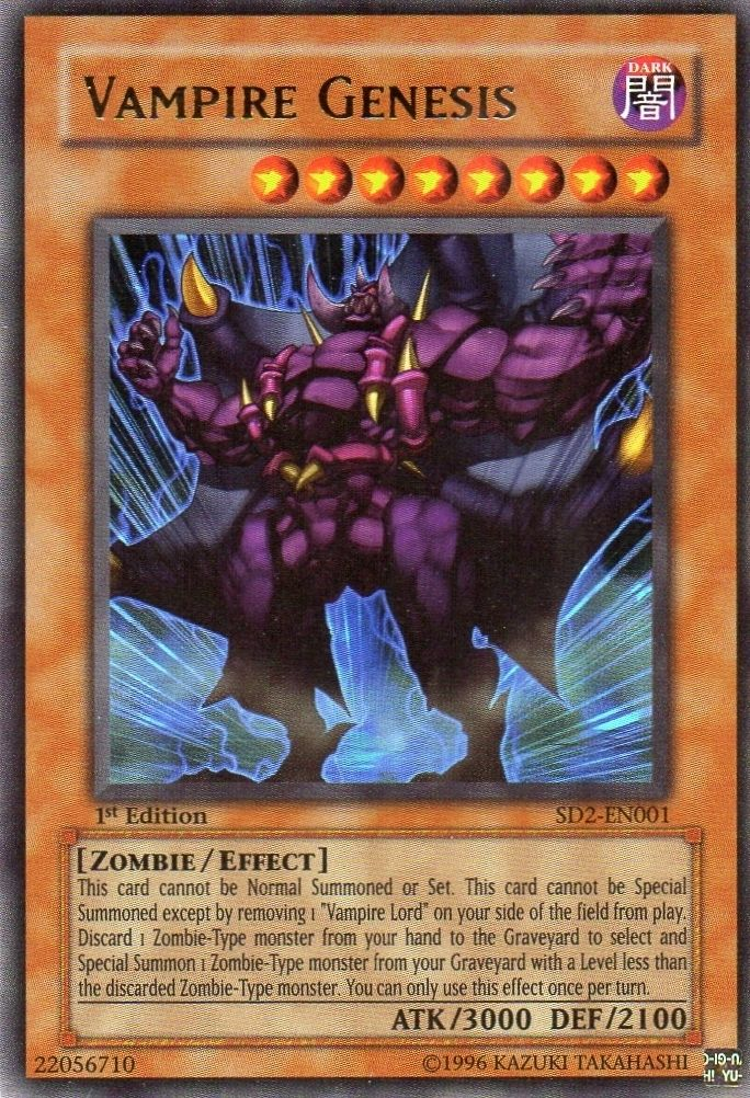 Vampire Genesis [SD2-EN001] Ultra Rare | Good Games Adelaide SA