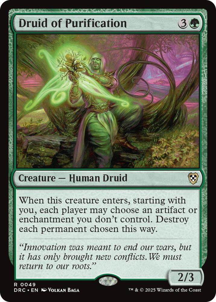 Druid of Purification 49 (Commander: Aetherdrift)  | Good Games Adelaide SA