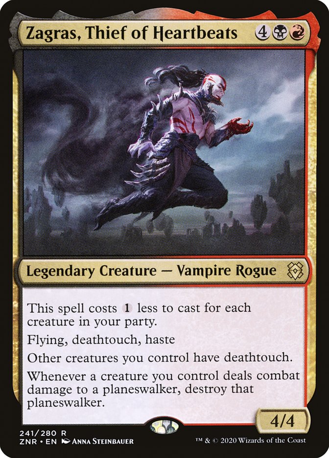 Zagras, Thief of Heartbeats 241 (Zendikar Rising)  - Foil | Good Games Adelaide SA