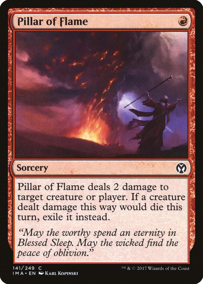 Pillar of Flame 141 (Iconic Masters)  - Foil | Good Games Adelaide SA