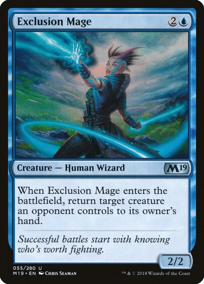 Exclusion Mage 55 (Core Set 2019)  | Good Games Adelaide SA