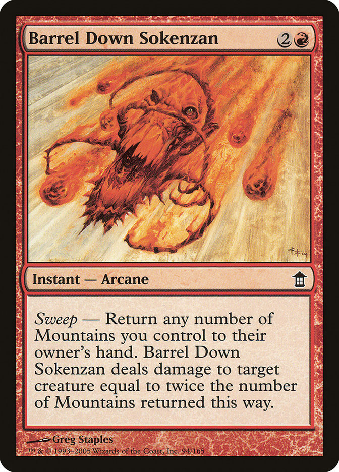 Barrel Down Sokenzan 94 (Saviors of Kamigawa)  - Foil | Good Games Adelaide SA