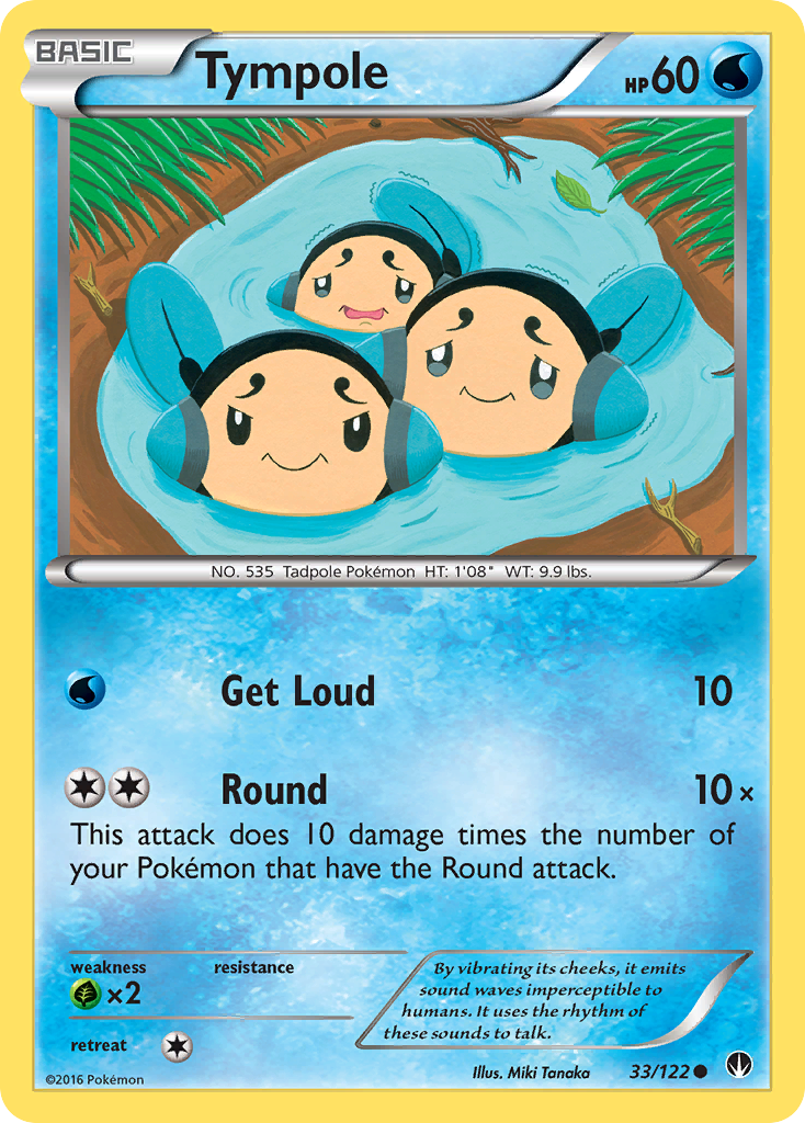 Tympole (33/122) [XY: BREAKpoint] | Good Games Adelaide SA