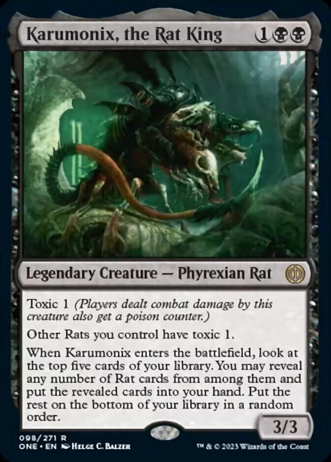 Karumonix, the Rat King [Phyrexia: All Will Be One] | Good Games Adelaide SA
