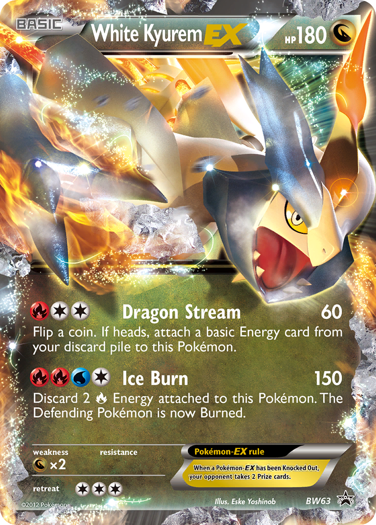 White Kyurem EX (BW63) [Black & White: Black Star Promos] | Good Games Adelaide SA