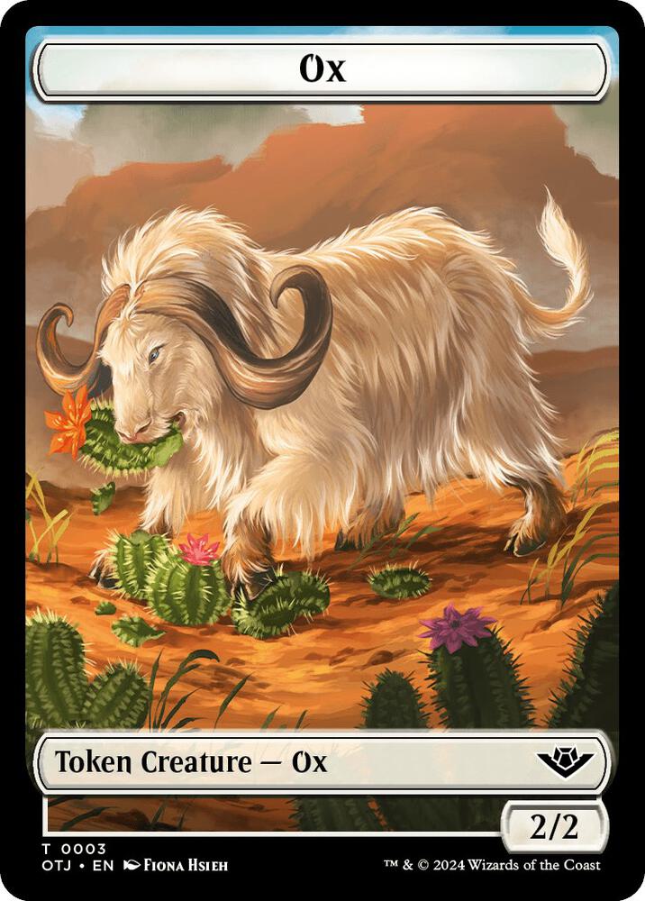 Ox Token 3 (Outlaws of Thunder Junction)  | Good Games Adelaide SA