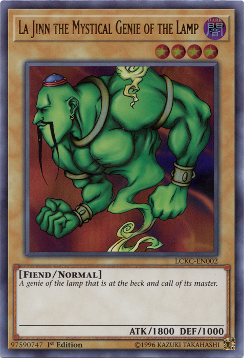 La Jinn the Mystical Genie of the Lamp [LCKC-EN002] Ultra Rare | Good Games Adelaide SA