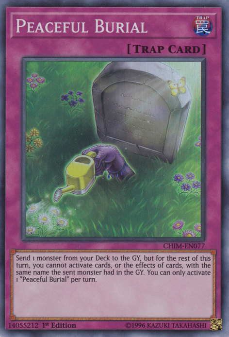 Peaceful Burial [CHIM-EN077] Super Rare | Good Games Adelaide SA