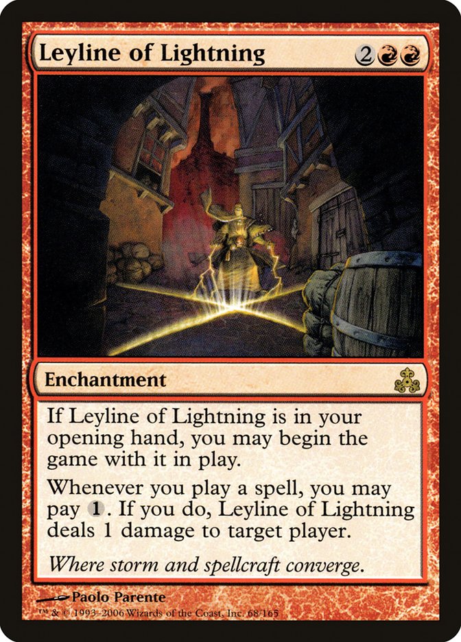 Leyline of Lightning 68 (Guildpact)  - Foil | Good Games Adelaide SA