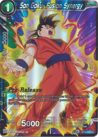 Son Goku, Fusion Synergy (BT12-032) [Vicious Rejuvenation Prerelease Promos] | Good Games Adelaide SA