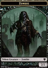 Zombie (005) // Gold (010) Double-sided Token [Commander 2017 Tokens] | Good Games Adelaide SA