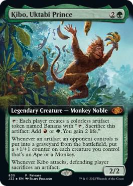 Kibo Uktabi Prince Extended Art 835 (Launch Party & Release Event Promos)  - Foil | Good Games Adelaide SA