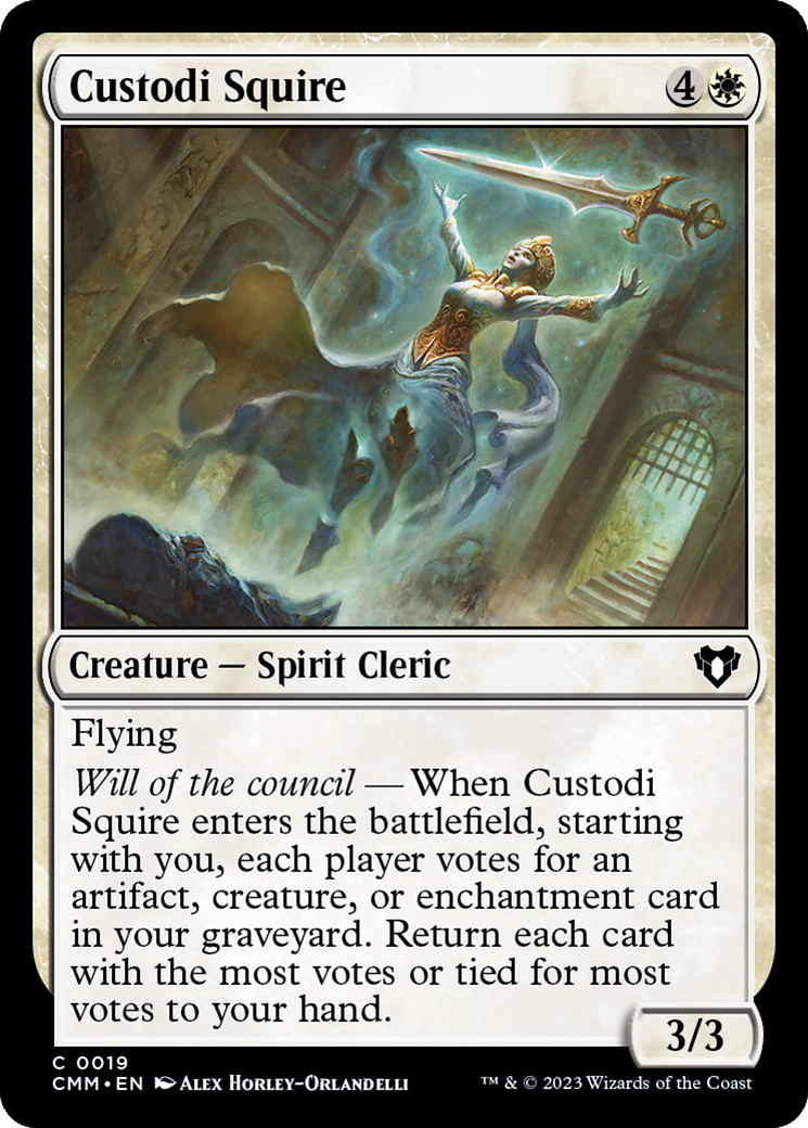 Custodi Squire [Commander Masters] | Good Games Adelaide SA