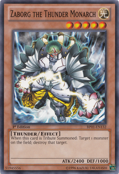 Zaborg the Thunder Monarch [BP01-EN132] Common | Good Games Adelaide SA