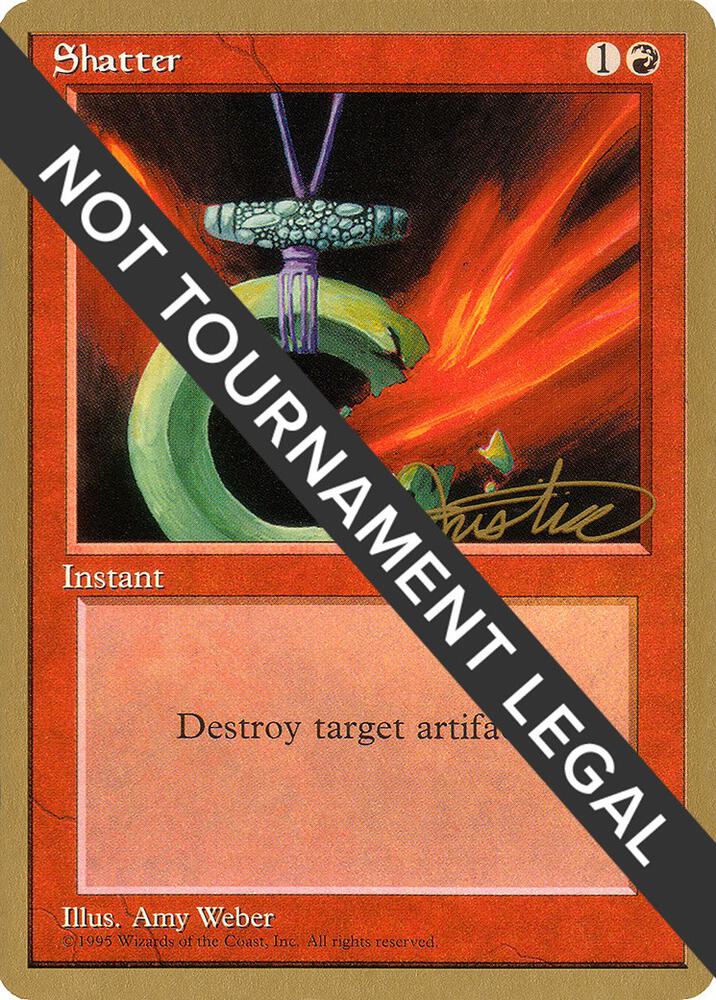 Shatter 1996 Mark Justice 4ED mj219/308 (World Championship Decks)  | Good Games Adelaide SA