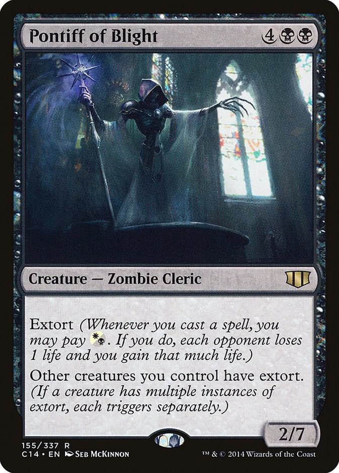 Pontiff of Blight 155 (Commander 2014)  | Good Games Adelaide SA
