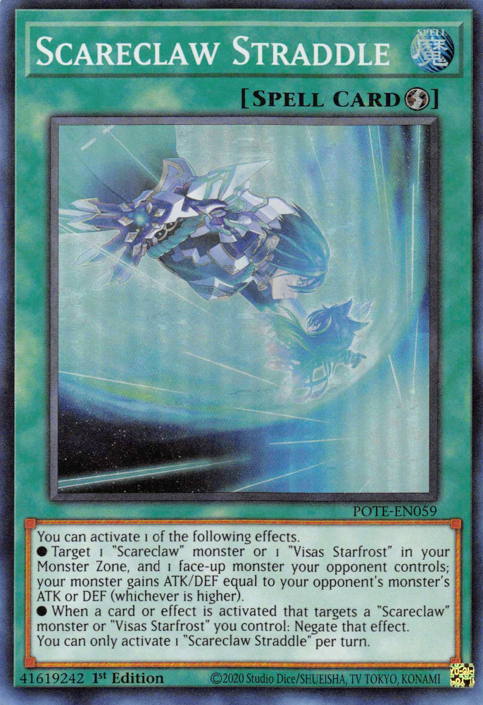 Scareclaw Straddle [POTE-EN059] Super Rare | Good Games Adelaide SA