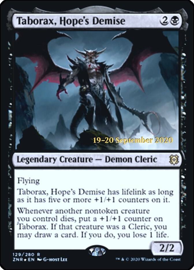 Taborax Hopes Demise 129 (Prerelease Cards)  - Foil | Good Games Adelaide SA