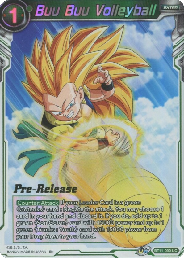 Buu Buu Volleyball (BT11-090) [Vermilion Bloodline Prerelease Promos] | Good Games Adelaide SA