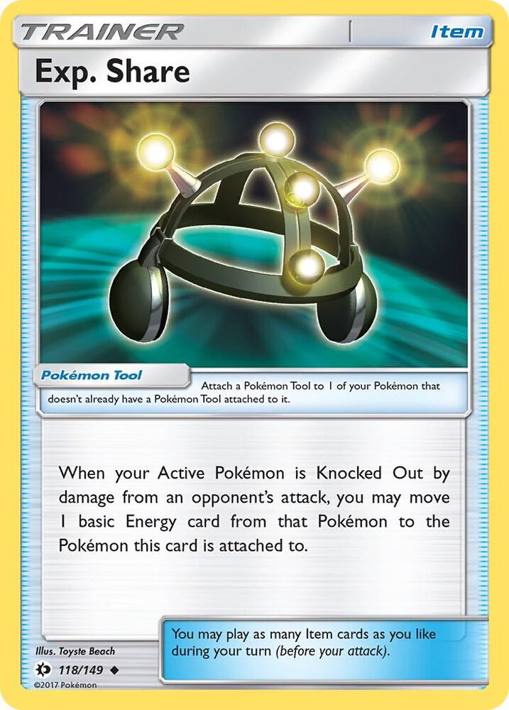Exp. Share 118/149 (SM Base Set)  | Good Games Adelaide SA