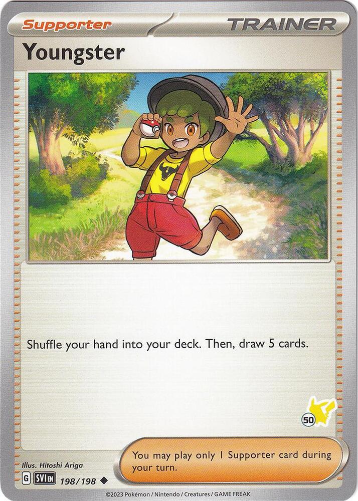 Youngster Pikachu 50 198/198 (Battle Academy 2024)  | Good Games Adelaide SA
