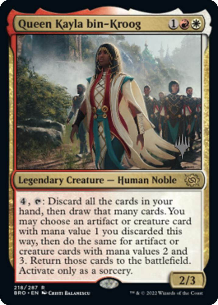 Queen Kayla bin Kroog 218 (Promo Pack: The Brothers' War)  | Good Games Adelaide SA