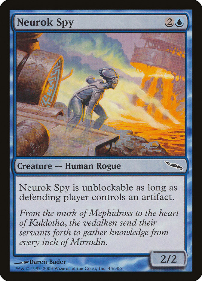 Neurok Spy 44 (Mirrodin)  - Foil | Good Games Adelaide SA