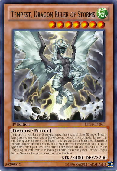Tempest, Dragon Ruler of Storms [LTGY-EN041] Rare | Good Games Adelaide SA