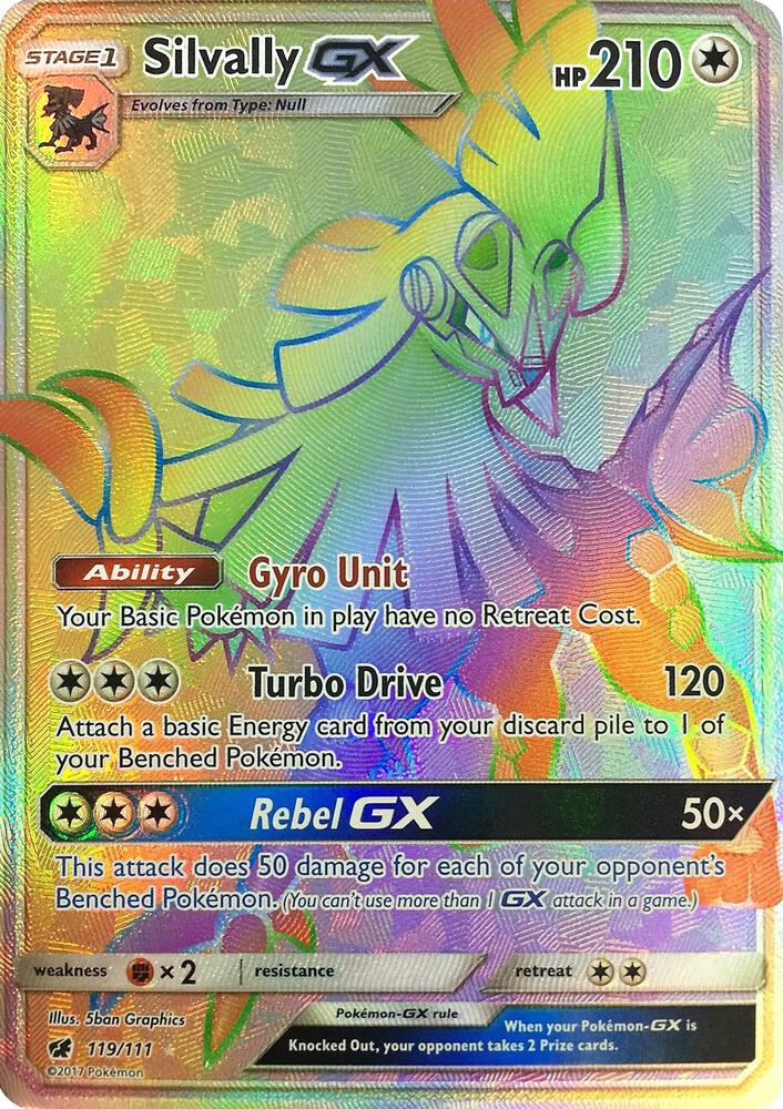 Silvally GX Secret 119/111 (SM - Crimson Invasion)  - Holofoil | Good Games Adelaide SA