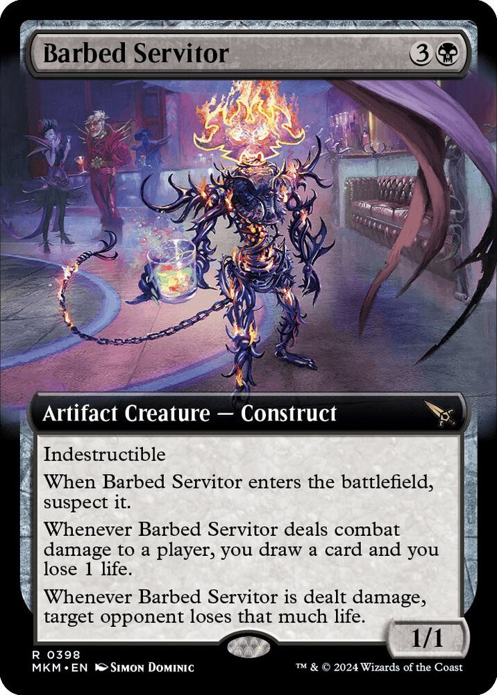 Barbed Servitor 398 (Murders at Karlov Manor)  - Foil | Good Games Adelaide SA