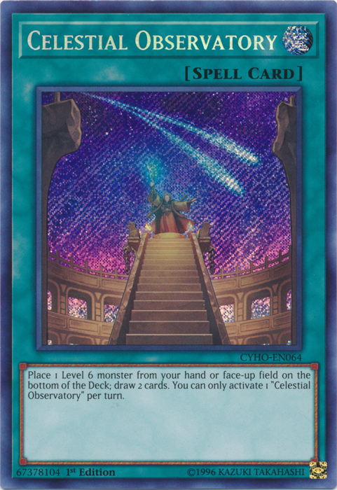 Celestial Observatory [CYHO-EN064] Secret Rare | Good Games Adelaide SA