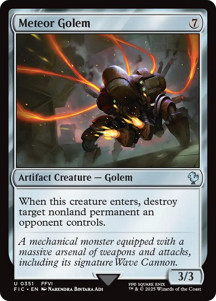 Meteor Golem [FINAL FANTASY Commander] | Good Games Adelaide SA