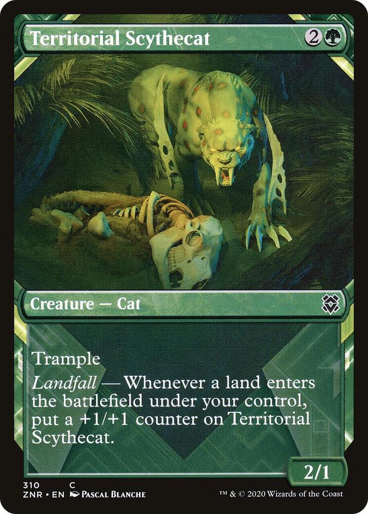 Territorial Scythecat 310/280 (Zendikar Rising)  - Foil | Good Games Adelaide SA