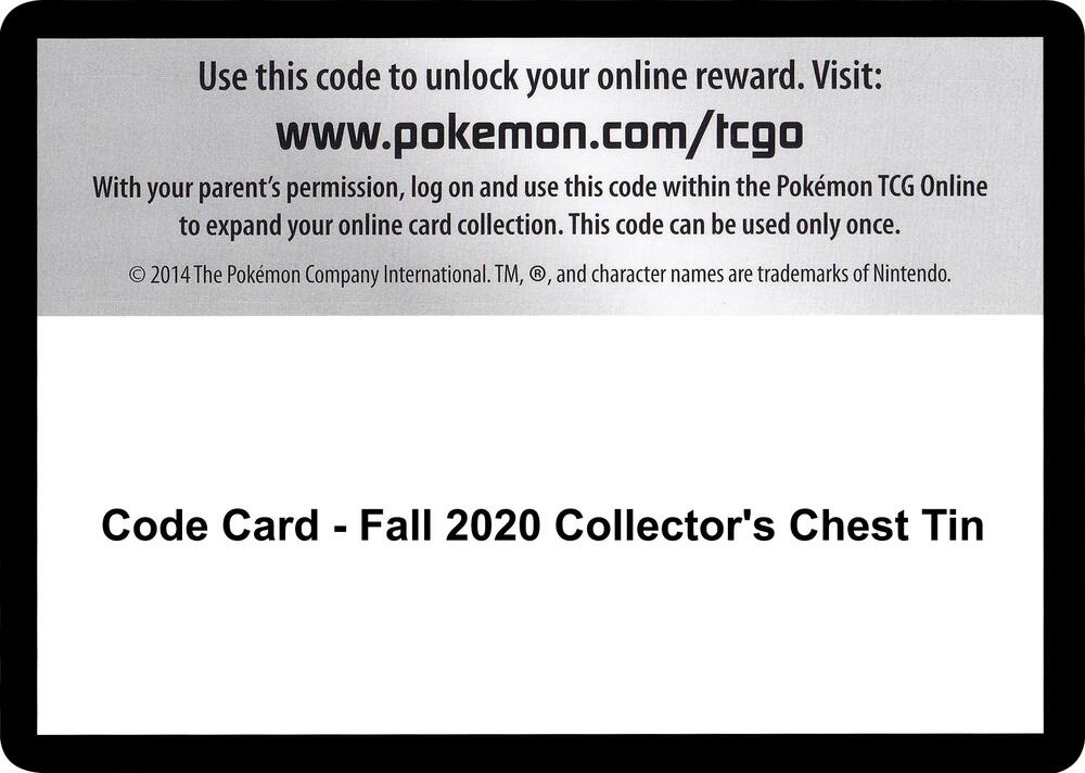 Code Card Fall 2020 Collector's Chest Tin  (SWSH04: Vivid Voltage)  | Good Games Adelaide SA