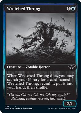 Wretched Throng 358 (Innistrad: Double Feature)  - Foil | Good Games Adelaide SA