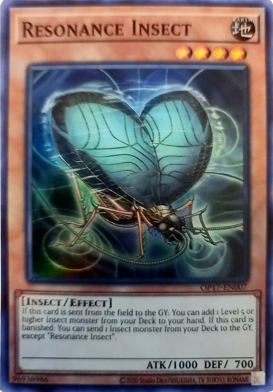 Resonance Insect [OP17-EN007] Super Rare | Good Games Adelaide SA